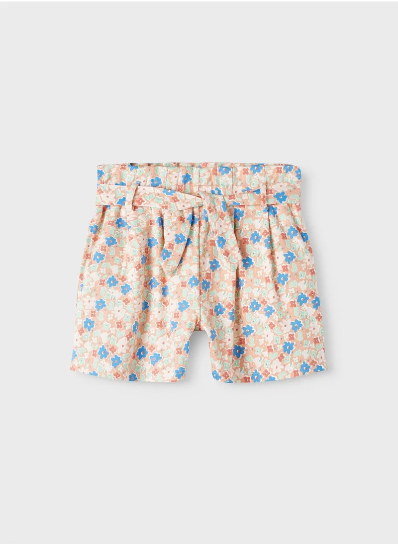 NAME IT Kids Floral Print Shorts