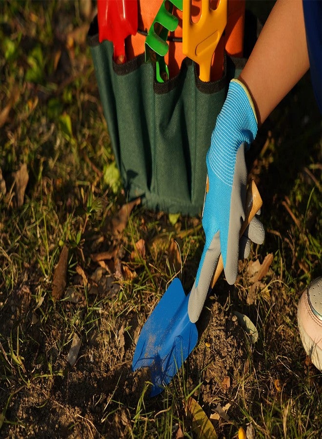 Doiaz Kidz Gardening Tool Set - Gardening Tools Kit Includes Shovel, Rake, Fork Trowel, Children'z Garden Kit with Sun Hat, Apron, Gloves, Tote Bag, Sprayer and Bucket, Outdoor Play Toyz Gift for Kidz - Image 4