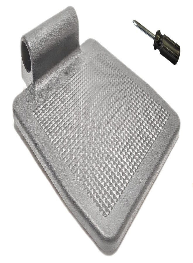 ComsenMed Universal Wheelchair Footplate - Replacement Parts, Foot Rest,fits Drive Blue Streak,Silver Sport 1-2, Cruiser III,Other Wheelchairs with Elevating or Elevated Leg Rests and Footplates, (1Ea, Black) - Image 1