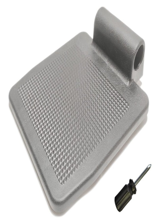 ComsenMed Universal Wheelchair Footplate - Replacement Parts, Foot Rest,fits Drive Blue Streak,Silver Sport 1-2, Cruiser III,Other Wheelchairs with Elevating or Elevated Leg Rests and Footplates, (1Ea, Black) - Image 2