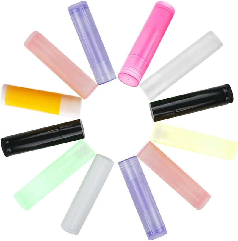 50 Pcs Lip Balm Empty Container Tubes with Twist Bottom and Top Cap, For Make Natural Lip Balm, Purple, 3/16oz (5.5ml) - Image 5