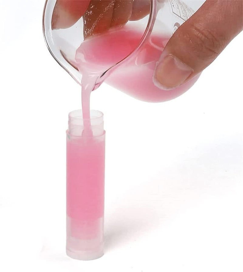 50 Pcs Lip Balm Empty Container Tubes with Twist Bottom and Top Cap, For Make Natural Lip Balm, Purple, 3/16oz (5.5ml) - Image 3