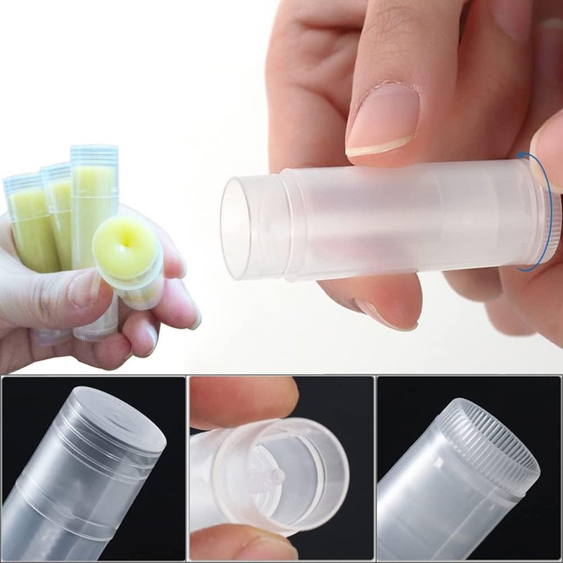 50 Pcs Lip Balm Empty Container Tubes with Twist Bottom and Top Cap, For Make Natural Lip Balm, Purple, 3/16oz (5.5ml) - Image 4