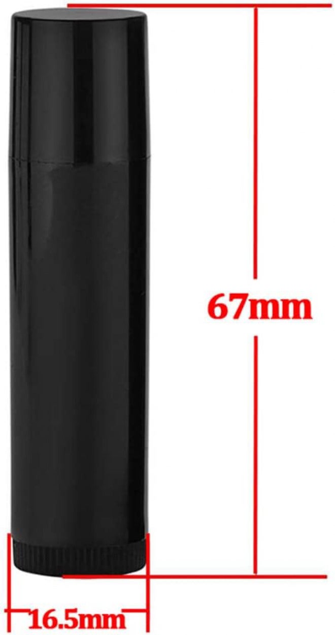 50 Pcs Lip Balm Empty Container Tubes with Twist Bottom and Top Cap, For Make Natural Lip Balm, Purple, 3/16oz (5.5ml) - Image 2