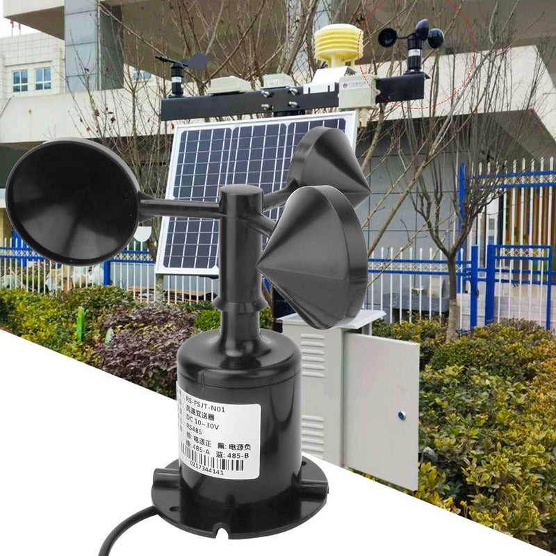Wind Speed Sensor Transmitter 10 30V DC 485 Output Anemometer Cable - Image 3