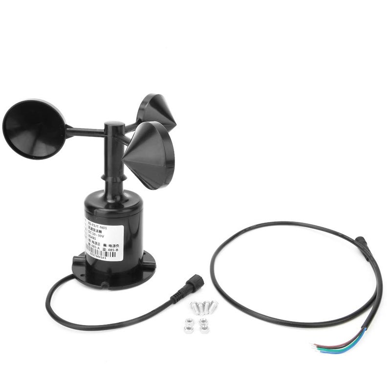 Wind Speed Sensor Transmitter 10 30V DC 485 Output Anemometer Cable - Image 2