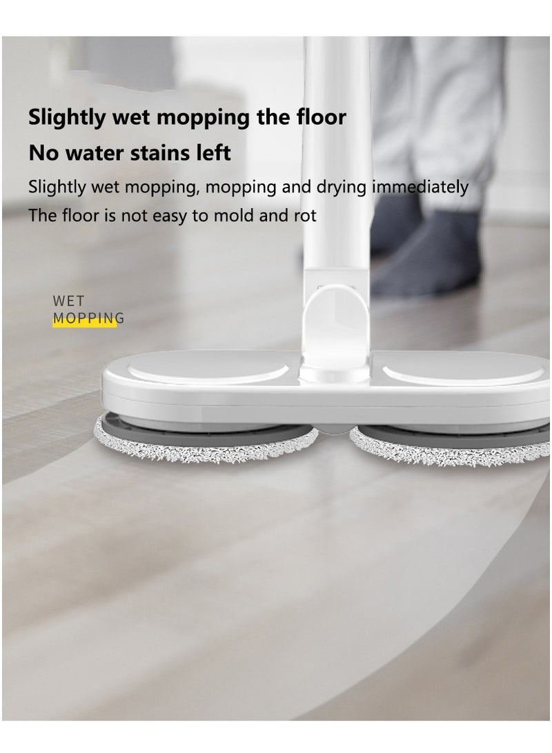 Electric Spin Mop with Bucket - Cordless Electric Mop with Water Spray, Up to 60 mins Electric Floor Cleaner, Electric Mops for Floor Cleaning, Tile Floors, Waxing
