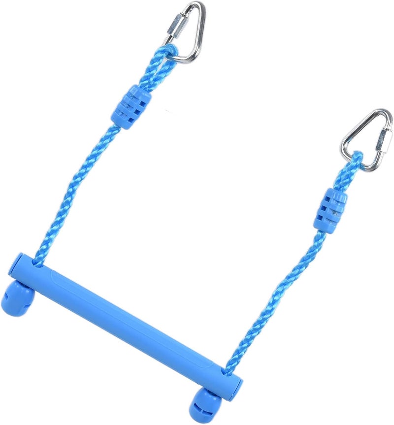 كلاراكو مجموعة أرجوحة كلاركو، مصنوعة من البلاستيك المتين بدون نتوءات، وتحمل حمولة قوية، وقضيب أرجوحة شبه منحرف، وصنعة ممتازة، مقاس 16.3 × 11.7 بوصة، أرجوحة شبه منحرفة للأطفال للشرفات والباحات والحدائق الخارجية - Image 5