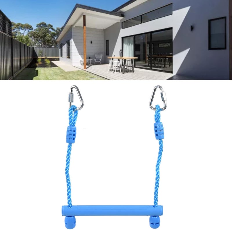 كلاراكو مجموعة أرجوحة كلاركو، مصنوعة من البلاستيك المتين بدون نتوءات، وتحمل حمولة قوية، وقضيب أرجوحة شبه منحرف، وصنعة ممتازة، مقاس 16.3 × 11.7 بوصة، أرجوحة شبه منحرفة للأطفال للشرفات والباحات والحدائق الخارجية - Image 4