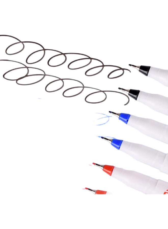 GENVANA Jinwanian 0.5Mm Ultra-Fine Black Erasable Whiteboard Marker, Fine Tip For Office, Teaching, Meetings, Whiteboard Pen, Extra Fine Control Tip, Draft-Specific Fine Tip G-0638 - Image 1