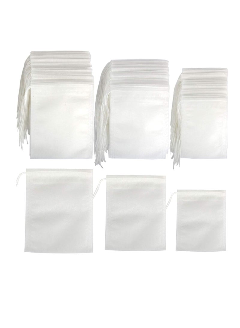 Disposable Tea Filter Bag Set White 5x7cm  - Image 1