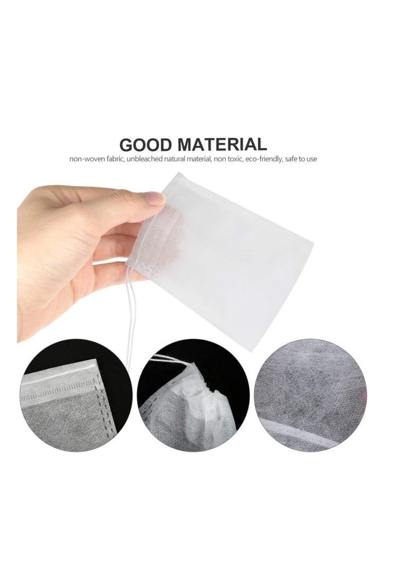 Disposable Tea Filter Bag Set White 5x7cm  - Image 3