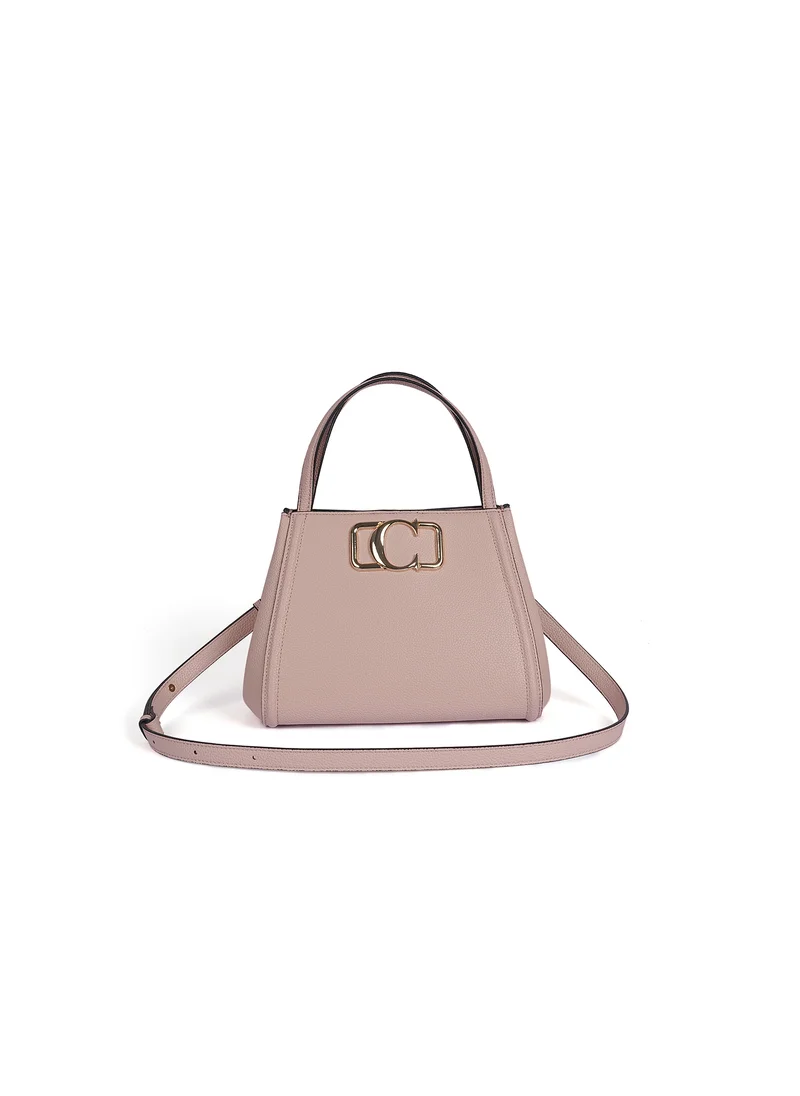 Cuple Squared grainy faux leather Handbag