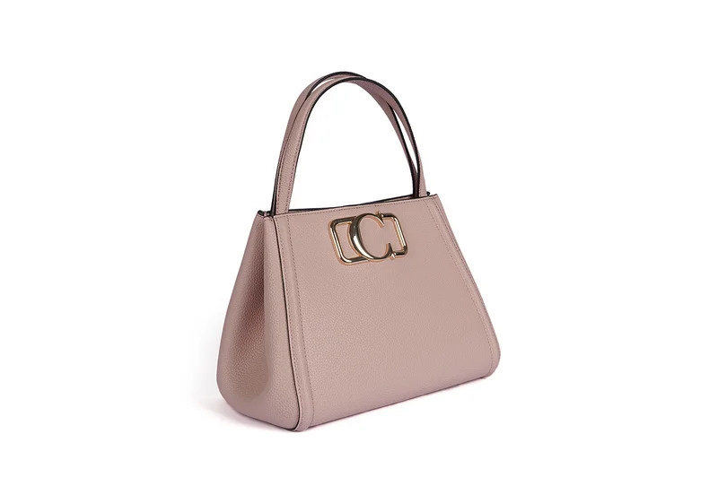 Cuple Squared grainy faux leather Handbag