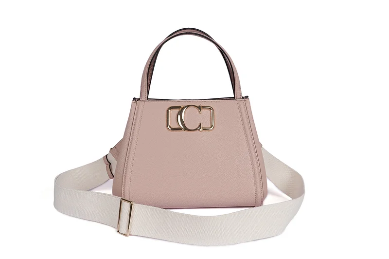 Cuple Squared grainy faux leather Handbag
