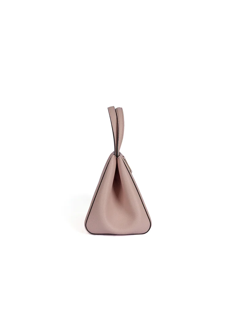 Cuple Squared grainy faux leather Handbag