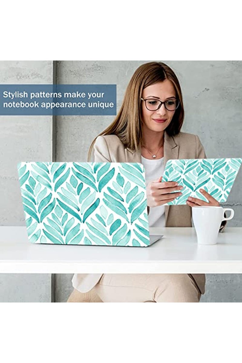 AORTDES 15 15.4 15.6 Inches Laptop Skin Sticker Decal Universal 12.1 13 13.3 14 Inches Netbook Skin Sticker Personalized Reusable Notebook PC Art Decal Protector (Leaves) - Image 4