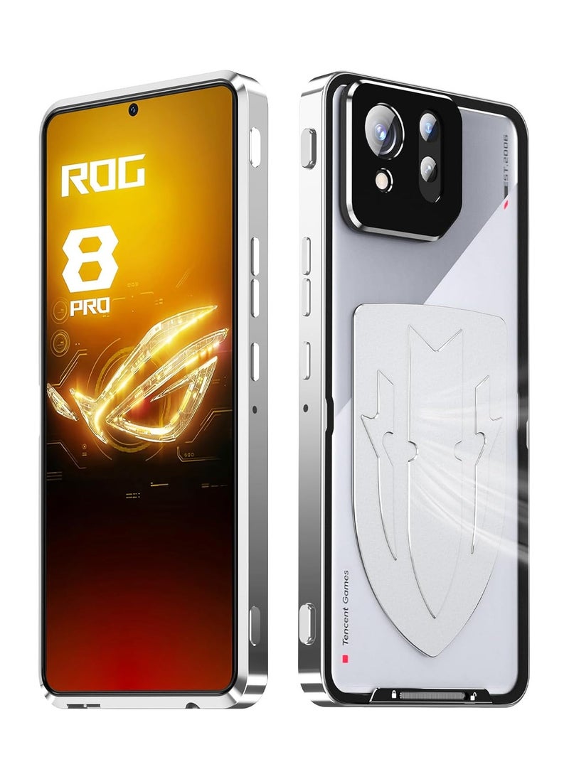 General - Asus ROG Phone 8 Pro Case,Metal Aluminium Alloy Clear Shockproof Bumper Camera Protection Case Heat Dissipation Cover for ROG Phone 8 Pro - Image 1