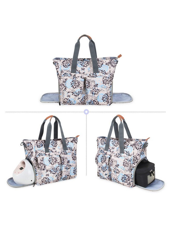 Teamoy Breast Pump Bag Compatible With Spectra S1S2 And Cooler Bag Breast Pump Tote Bag With Laptop Sleeve (Up To 14") For Working Moms Dandelion(Bag Only)  - Image 2