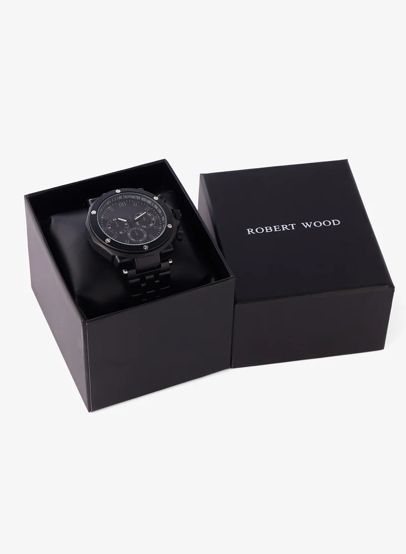 Robert Wood Metal Strap Analogue Watch
