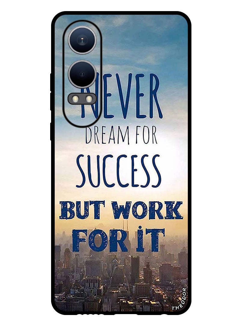 Theodor Protective Case Anti Scratch Shock Proof Bumper Cover For Oppo K12x (China) Never Dreams For Success - Image 1