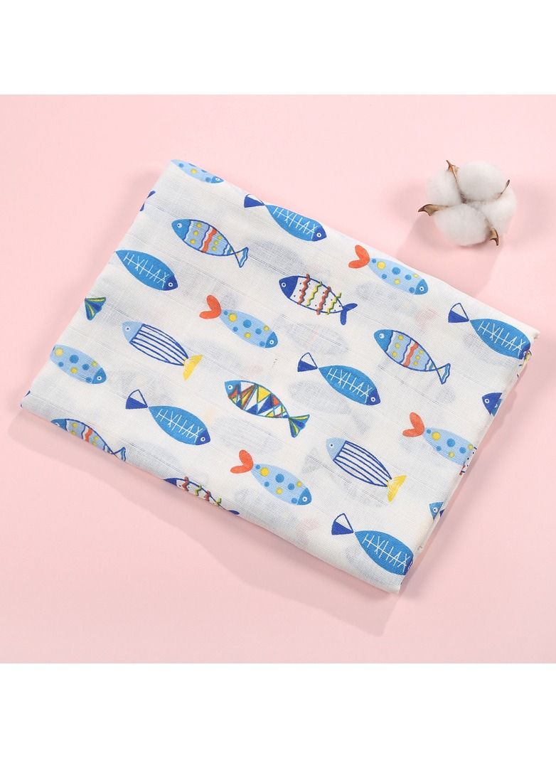 Pure Cotton Cartoon Printed Bath Towels