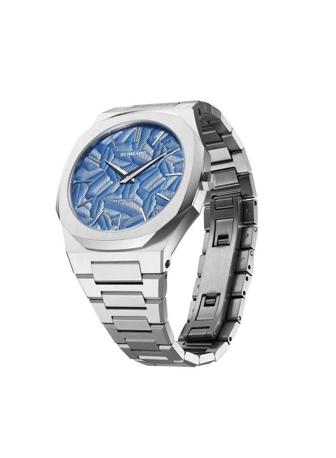 D1 MILANO Men Textured Dial & Stainless Steel Straps Analogue Watch UTBJ35 40mm - Image 2