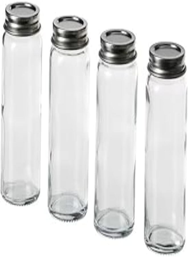 Digital Shoppy CITRONHAJ Spice jar, clear glass/stainless steel, 35 cl (12 oz) (4 pack) - pzsku/Z09B7FC3F4EFA8941909BZ/45/_/1723238098/9f1b9fcf-7c1a-4ef7-bfd3-4614bd001b78