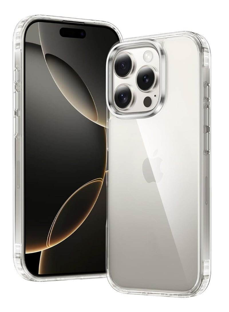 غطاء حماية شفاف مقاوم للصدمات لهاتف iPhone 16 Pro، غطاء خلفي مقاوم للخدش وغير قابل للاصفرار لهاتف iPhone 16 Pro مقاس 6.3 بوصة - Image 1