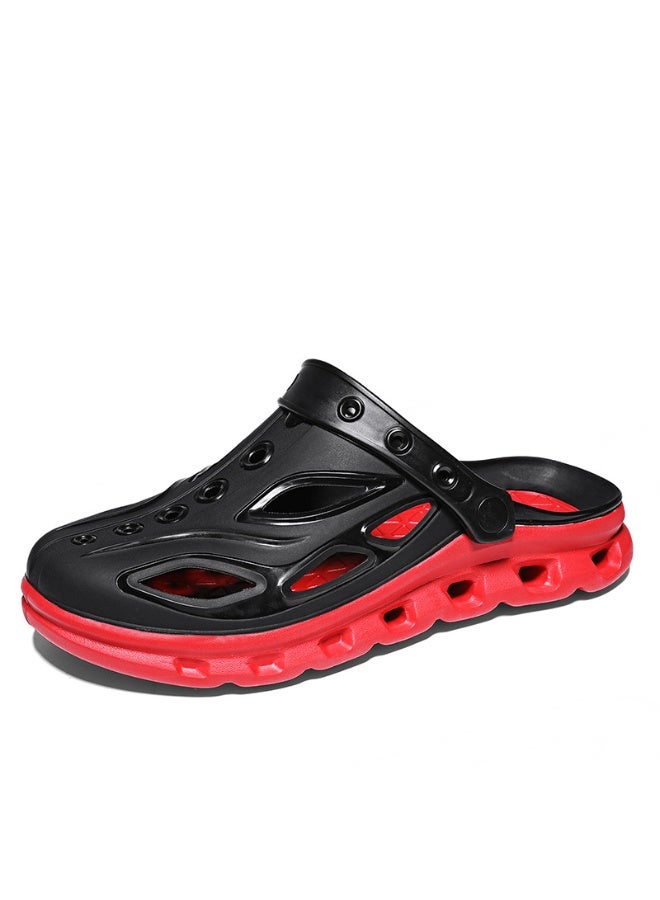 NIBEMINENT Summer   Sandals Hollow Breathable Beach Wading Casual Non-slip Hole Shoes Men Wearing Slippers Men Sandals - Image 1