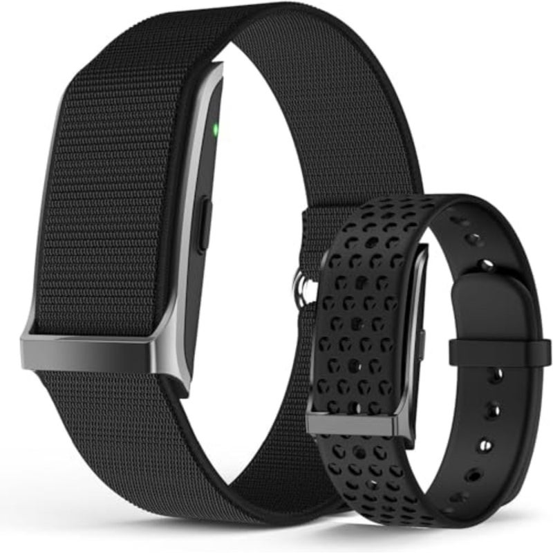 Smart Bracelet, Wearable Activity and Fitness Tracker Band, 24H Sleep Tracker, All-Day Continuous Heart Rate Blood Pressure Stress HRV Monitor, 170+ Sport Modes Smart Wristband with Free APP 2 Bands - Image 1