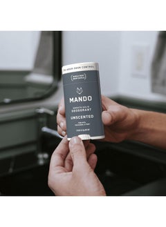 Mando Mando Whole Body Deodorant For Men - Smooth Solid Stick - 72 Hour Odor Control - Aluminum Free, Baking Soda Free, Skin Safe - 2.6 Ounce (Pack of 2) - Unscented  - Image 4