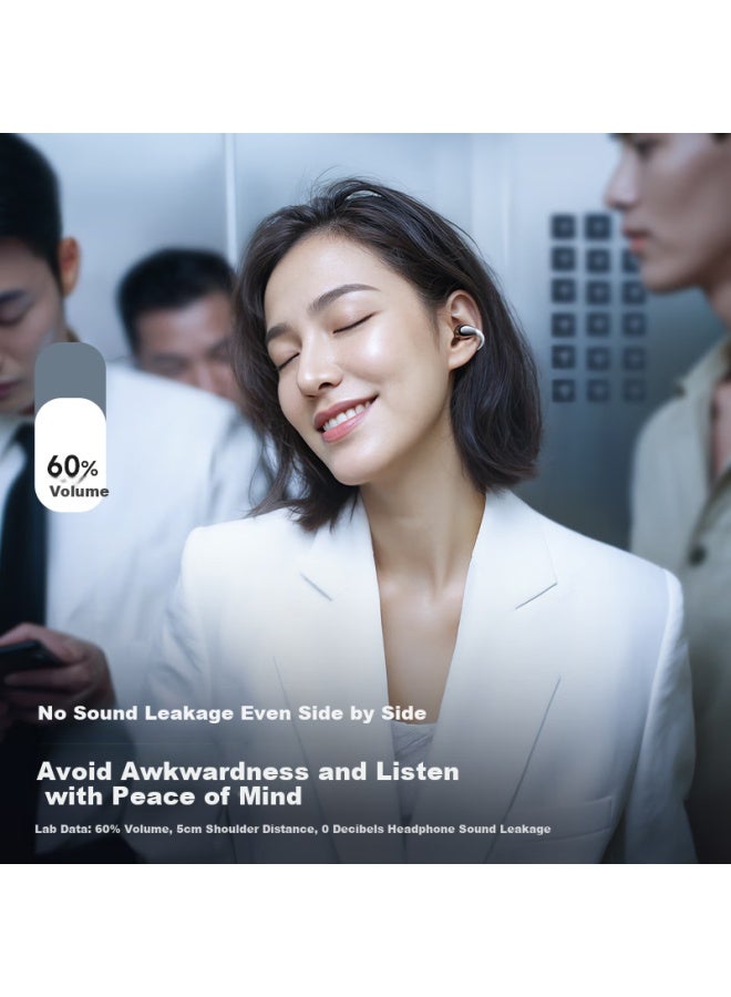 Linklike Bluetooth Earphones, Clip-on Bone Conduction Concept Music Wireless Sports Running Earphones, Top 10 Open-style Non-in-ear Hanging Ear-friendly - Image 3