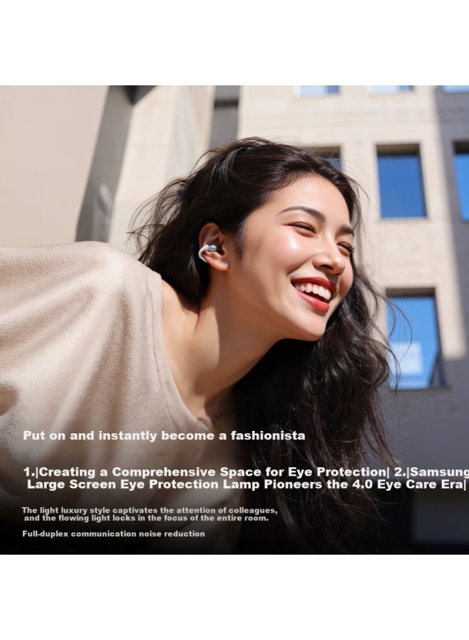 Linklike Bluetooth Earphones, Clip-on Bone Conduction Concept Music Wireless Sports Running Earphones, Top 10 Open-style Non-in-ear Hanging Ear-friendly - Image 4