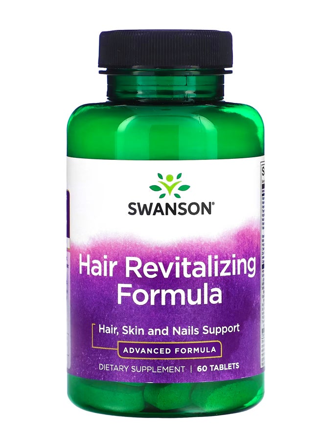 سوانسون تركيبة لتجديد حيوية الشعر ، 60 قرصًا