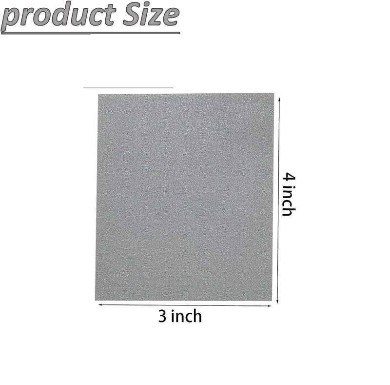 Tonmp 20 PCS 3 x 4 Inch 2000 Grit Sanding Sponge, Ultra Fine Sanding Sponges Pads, Soft Foam Hand Sander Block Wet Dry Sandpaper for Model Drywall Metal Wood Furniture Polishing (2000 Grit) - Image 2