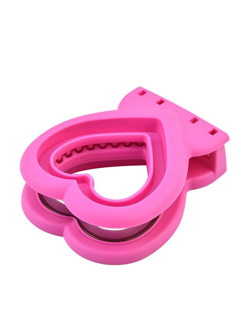 Bread Edge Cutter and Sandwich Maker Heart Shape and Multicolour Randomly Assorted