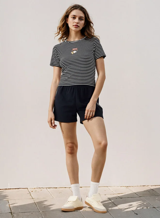 SP Characters Tom and Jerry Embroidered T-shirt