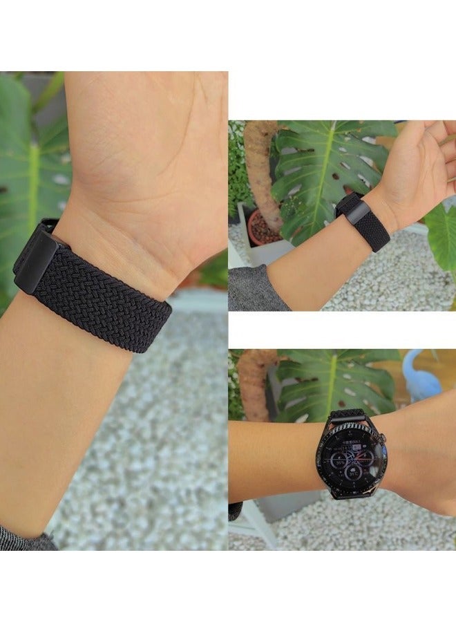 Samsung Galaxy Watch 6 44mm/40mm Galaxy Watch 6 Classic 43mm/47mm Galaxy Watch 5 40mm/ 44mm Galaxy Watch 5 Pro 45mm Adjustable Woven Strap Compatible With Galaxy Watch 4/5/6