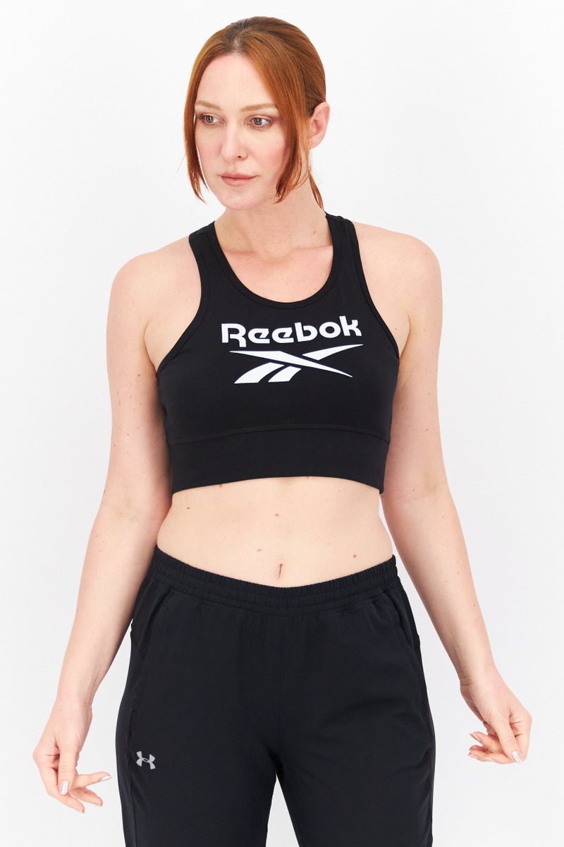 Reebok Women Non Padded Sports Bra, Black - Image 1