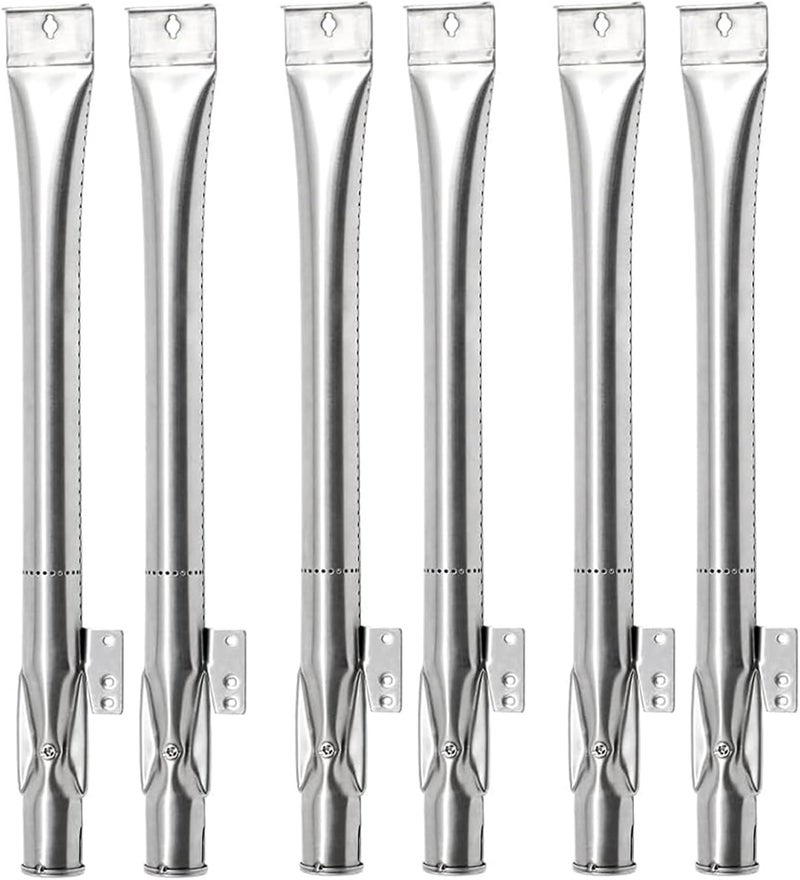 Criditpid Grill Burner Tubes Replacement for Nexgrill 6 Burner 720-0898 720-0898A, Nexgrill 720-0888 720-0888N 720-0830H 720-0783E, Gas Grill Pipe Burners for Kenmore, Kitchen Aid, BBQ Pro.(6 Pack) - Image 1
