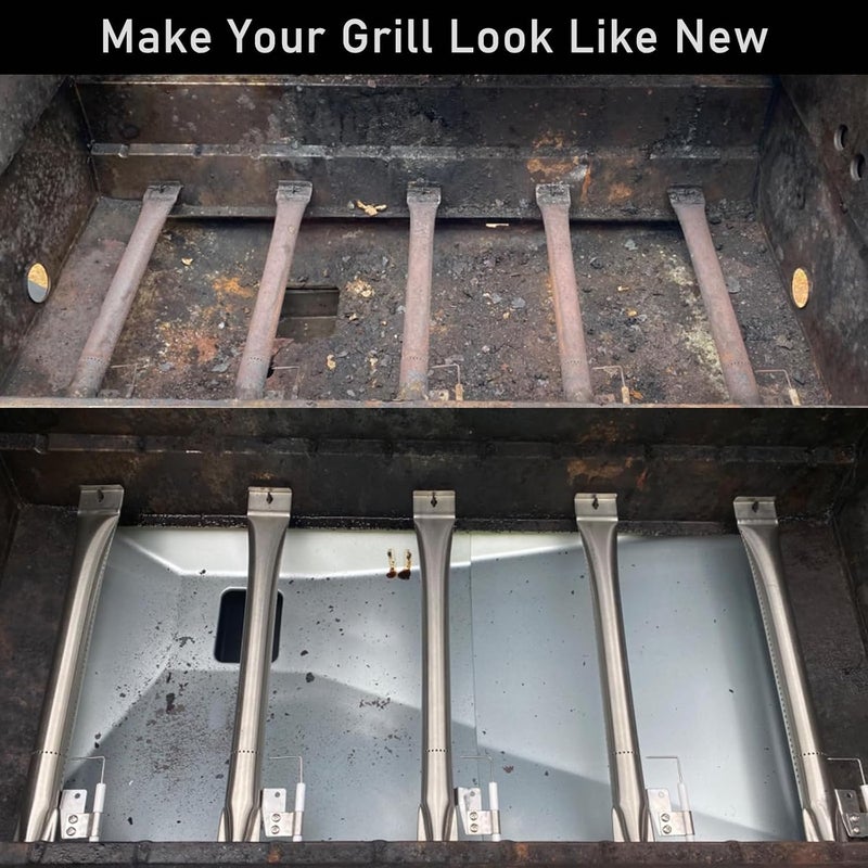 Criditpid Grill Burner Tubes Replacement for Nexgrill 6 Burner 720-0898 720-0898A, Nexgrill 720-0888 720-0888N 720-0830H 720-0783E, Gas Grill Pipe Burners for Kenmore, Kitchen Aid, BBQ Pro.(6 Pack) - Image 5