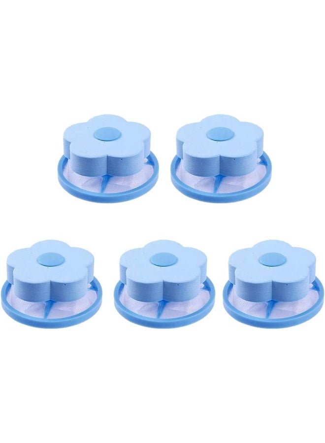 TOPBATHY 5pcs Washing Machine Lint Catcher Reusable Mesh Bag Hair Filter Net Pouch Laundry Lint Trap Pet Hair Remover House Cleaning Tool - Image 1