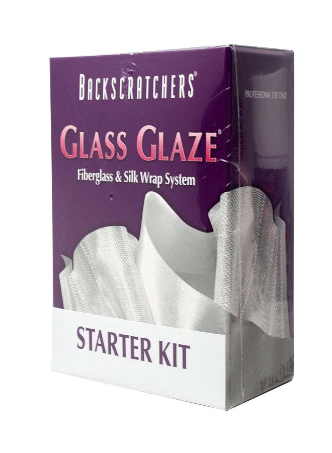 Backscratchers Extreme Glass Glaze Fiberglass and Silk Wrap Starter Kit - Broken Nail Repair for Healthy Nail Growth - Image 1