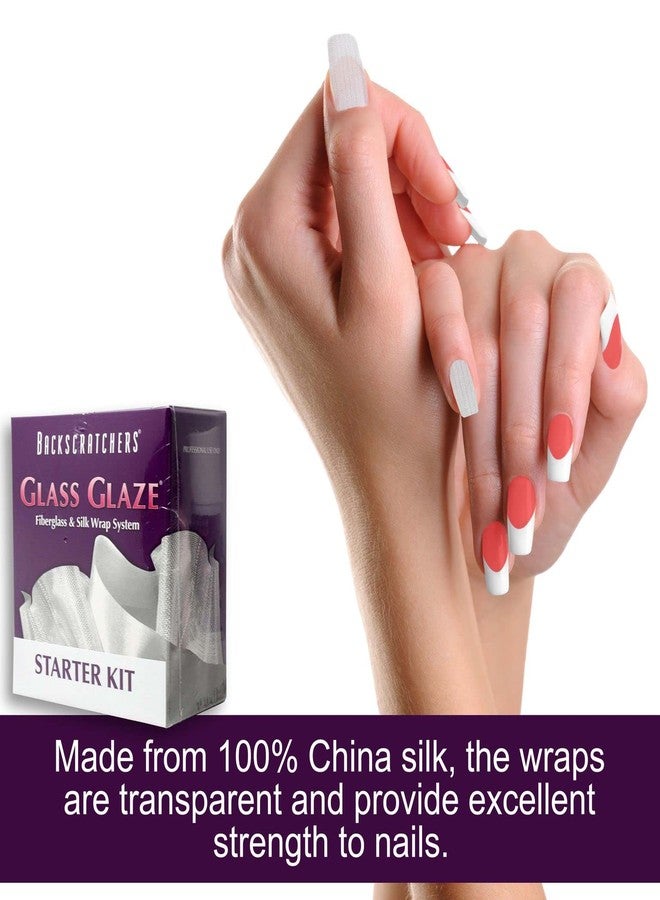 Backscratchers Extreme Glass Glaze Fiberglass and Silk Wrap Starter Kit - Broken Nail Repair for Healthy Nail Growth - Image 5