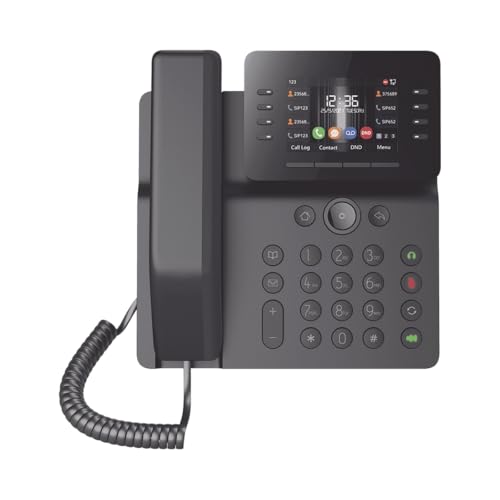 Fanvil V64 Prime Business Phone 12 SIP Lines HD Voice PoE and Dual Gigabit Ports - Image 1