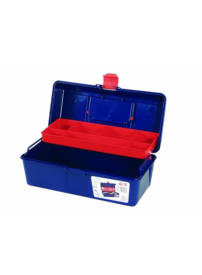 تايج رقم 21 صندوق أدوات بلاستيك 310 مم طول × 160 مم عرض × 130 مم ارتفاع - Image 1