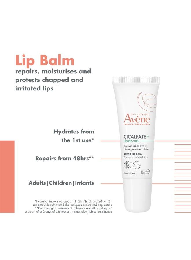 Avene Cicalfate+ Lips Repair Balm 10ml – Protective Barrier for Severely Damaged Lips, Zinc Sulfate And [C+-Restore]™, Non-Sticky And Water-Resistant for Extreme Weather Relief 10ml White 10ml - Image 3