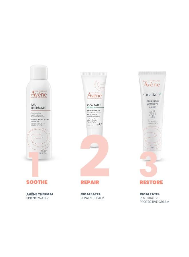 Avene Cicalfate+ Lips Repair Balm 10ml – Protective Barrier for Severely Damaged Lips, Zinc Sulfate And [C+-Restore]™, Non-Sticky And Water-Resistant for Extreme Weather Relief 10ml White 10ml - Image 5