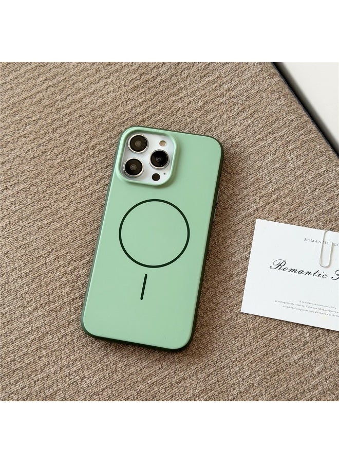 MagSafe Matte Phone Case for iPhone 16 Pro, Green - Image 2